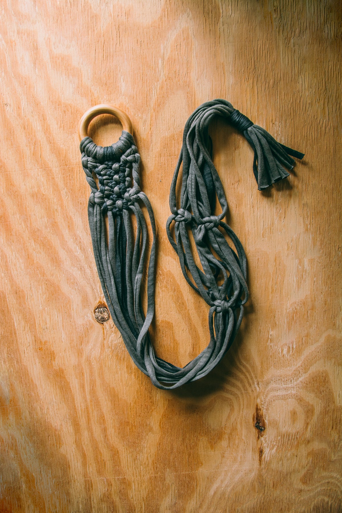 Grey ukulele hanger