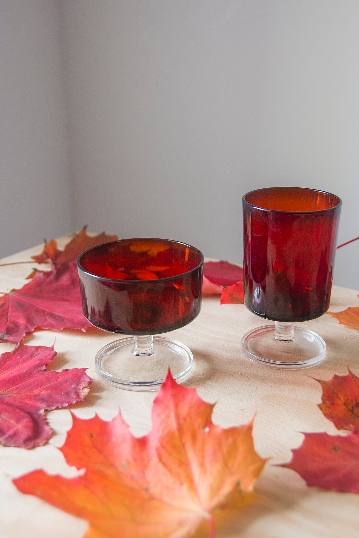 Ruby Red Dessert Bowl