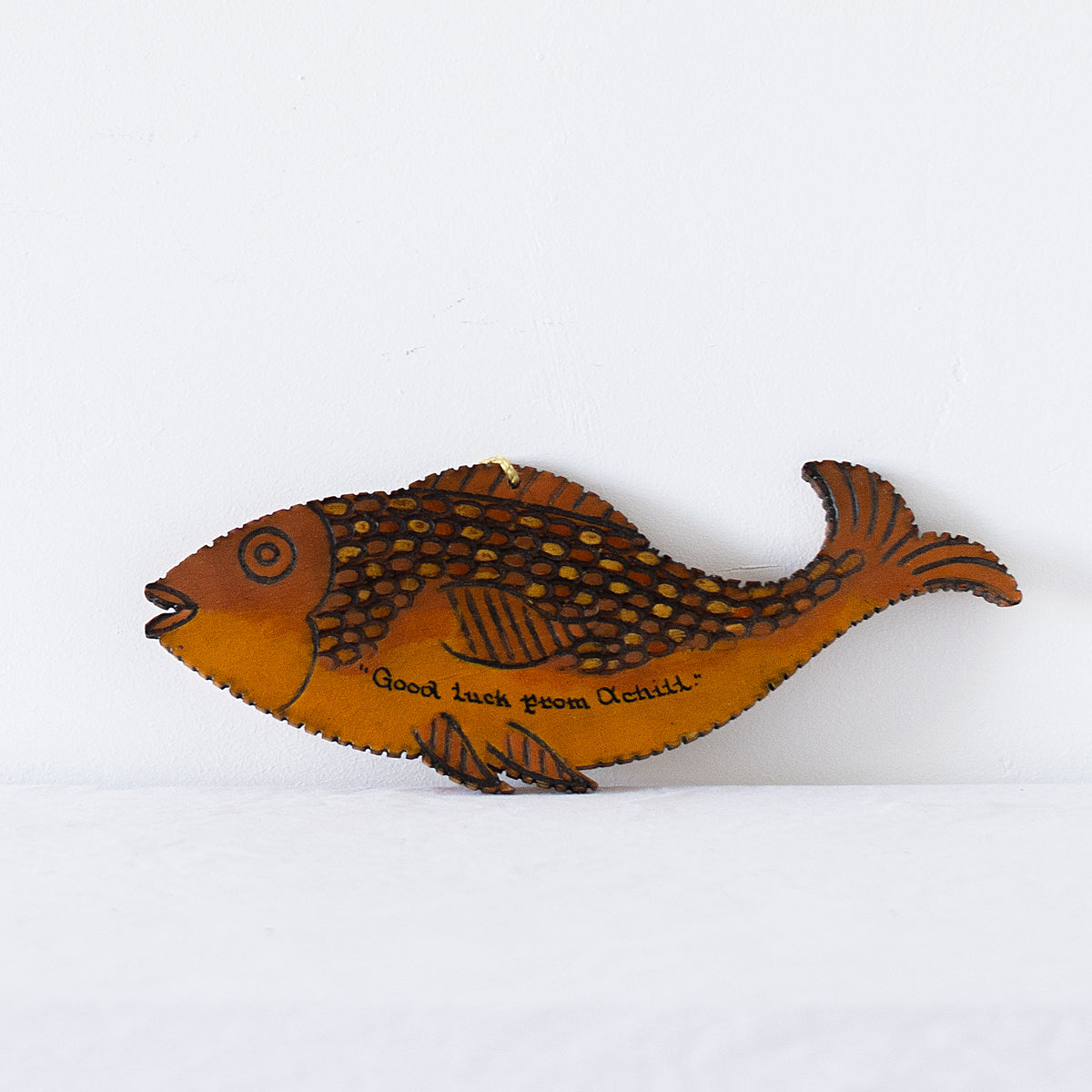 Wooden Fish Wall Art