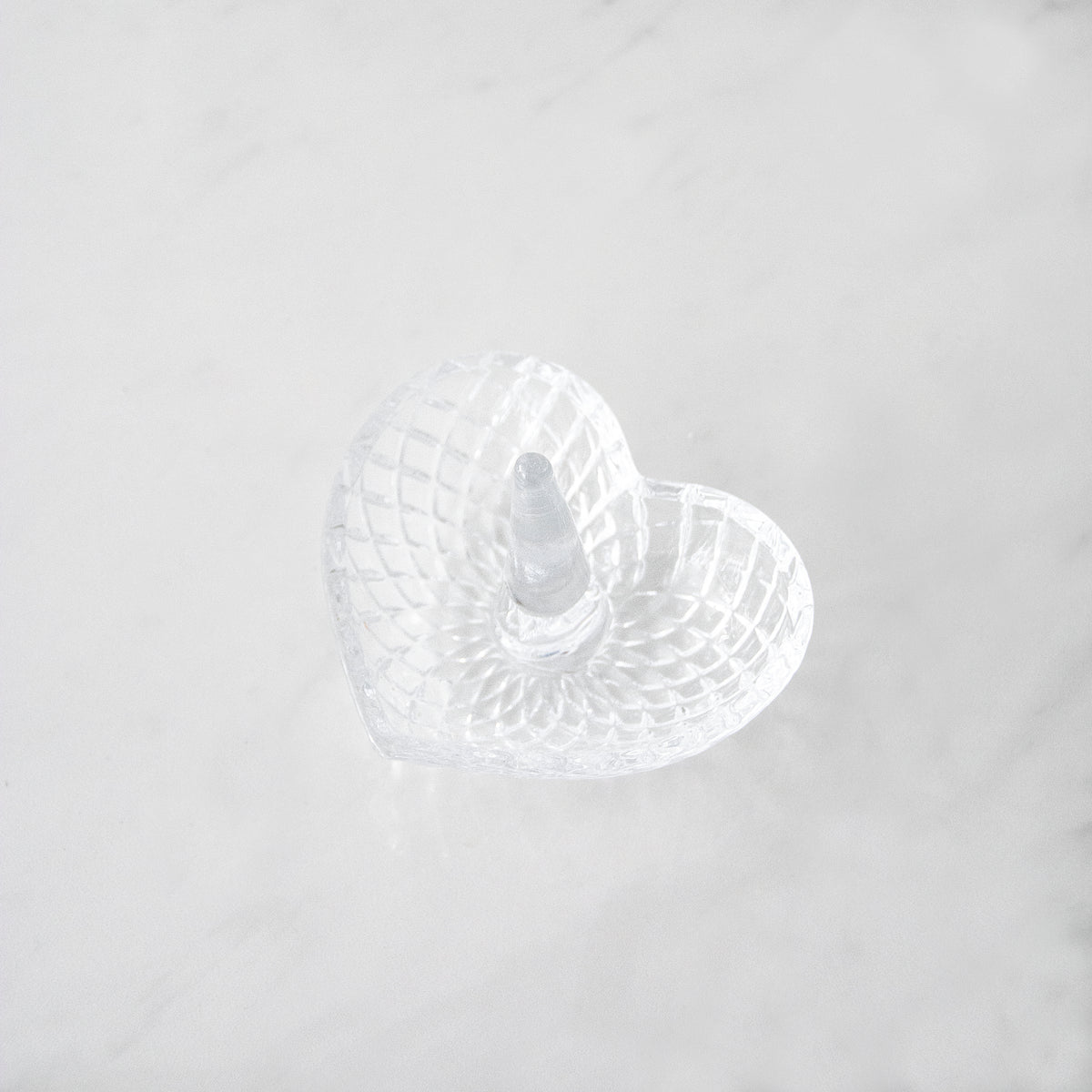 Crystal Heart Ring Holder