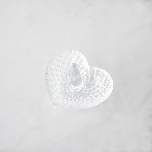 Crystal Heart Ring Holder