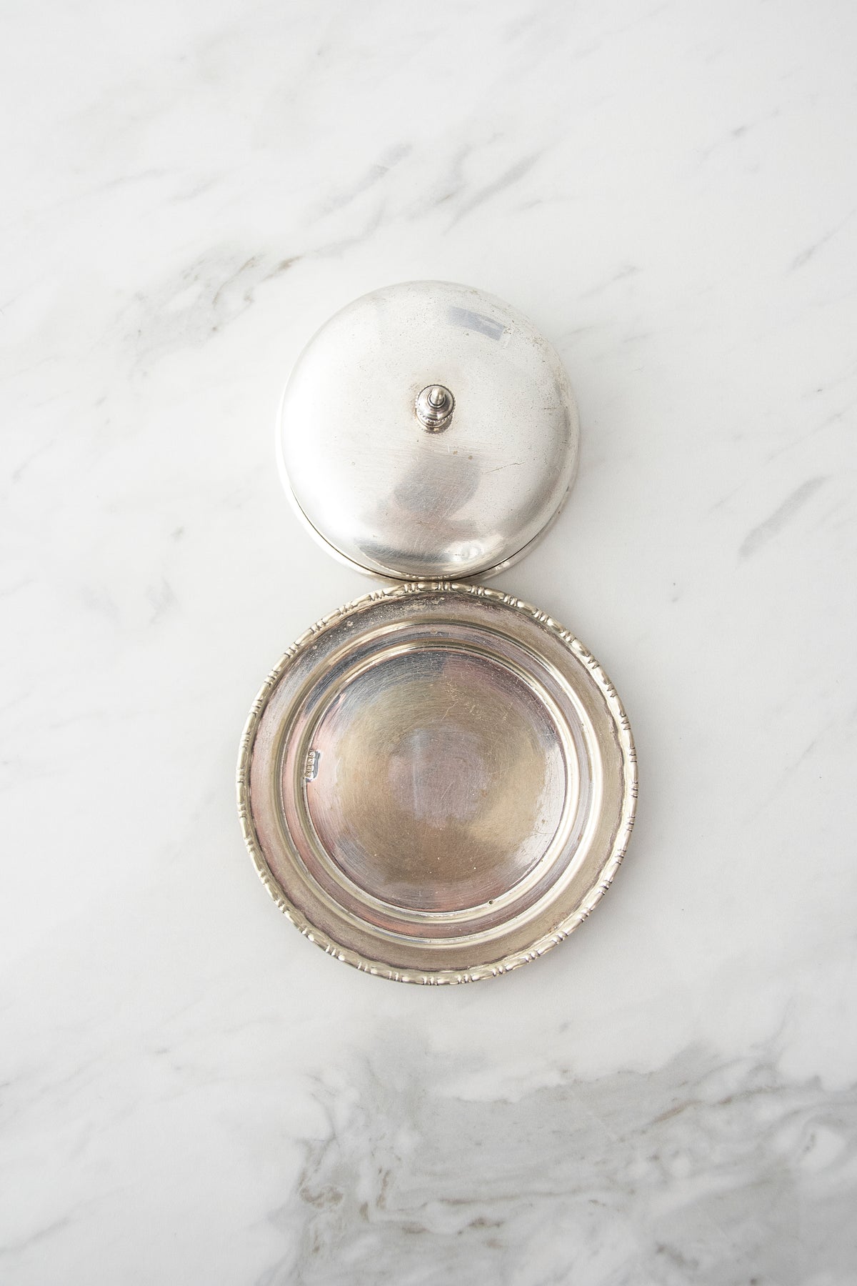 Antique Butter Dish with a Lid