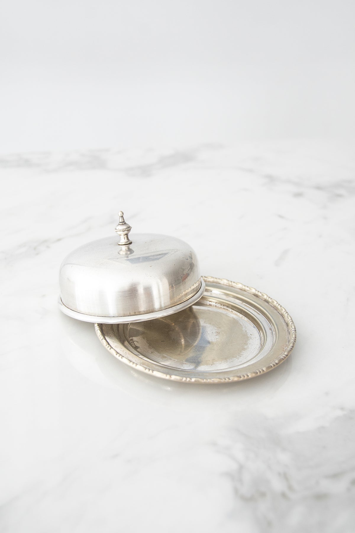 Antique Butter Dish with a Lid