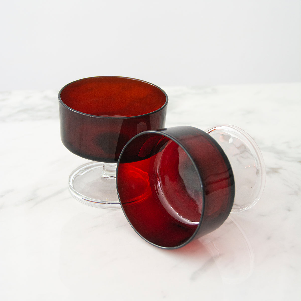 Ruby Red Dessert Bowl