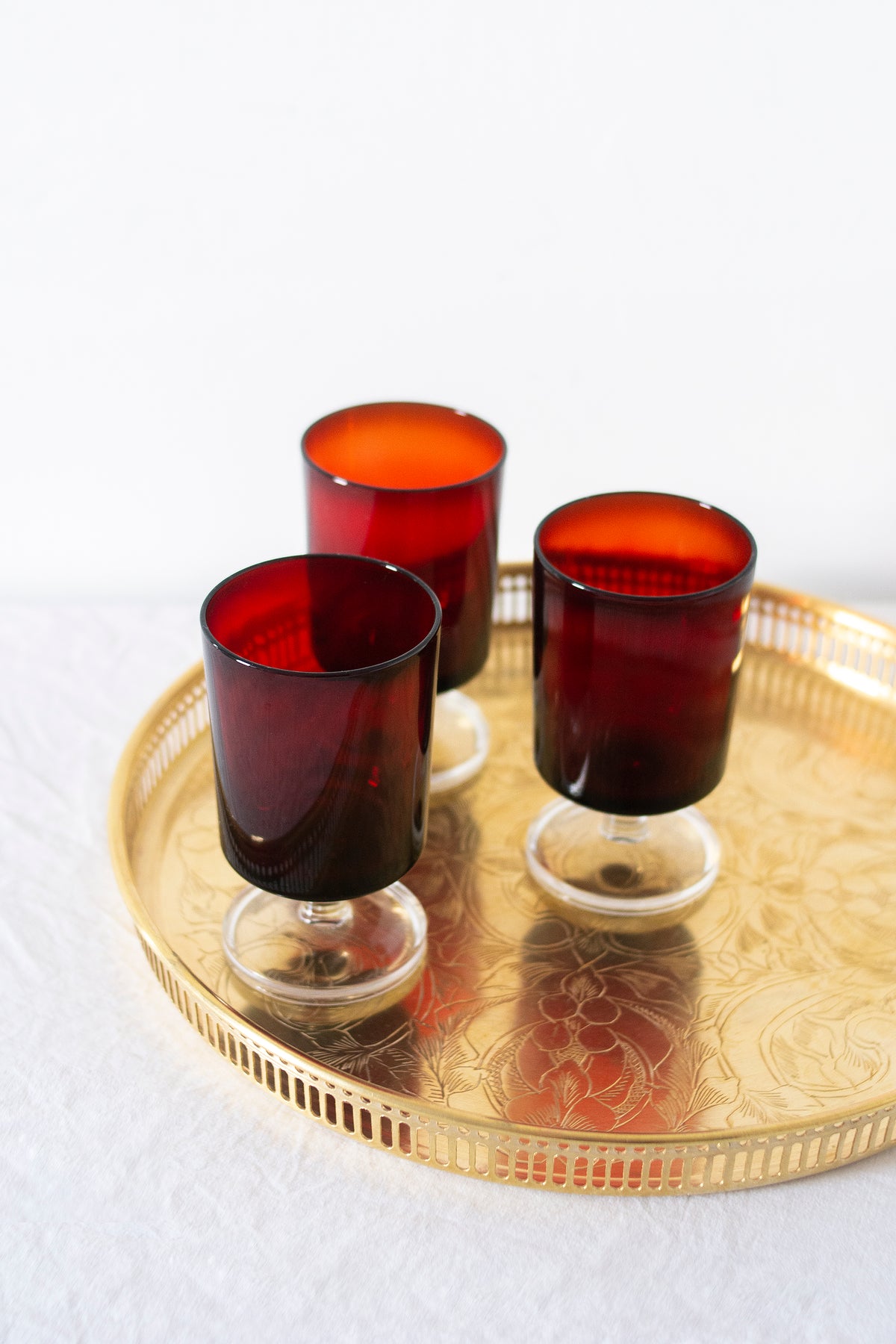 Ruby Red Glasses