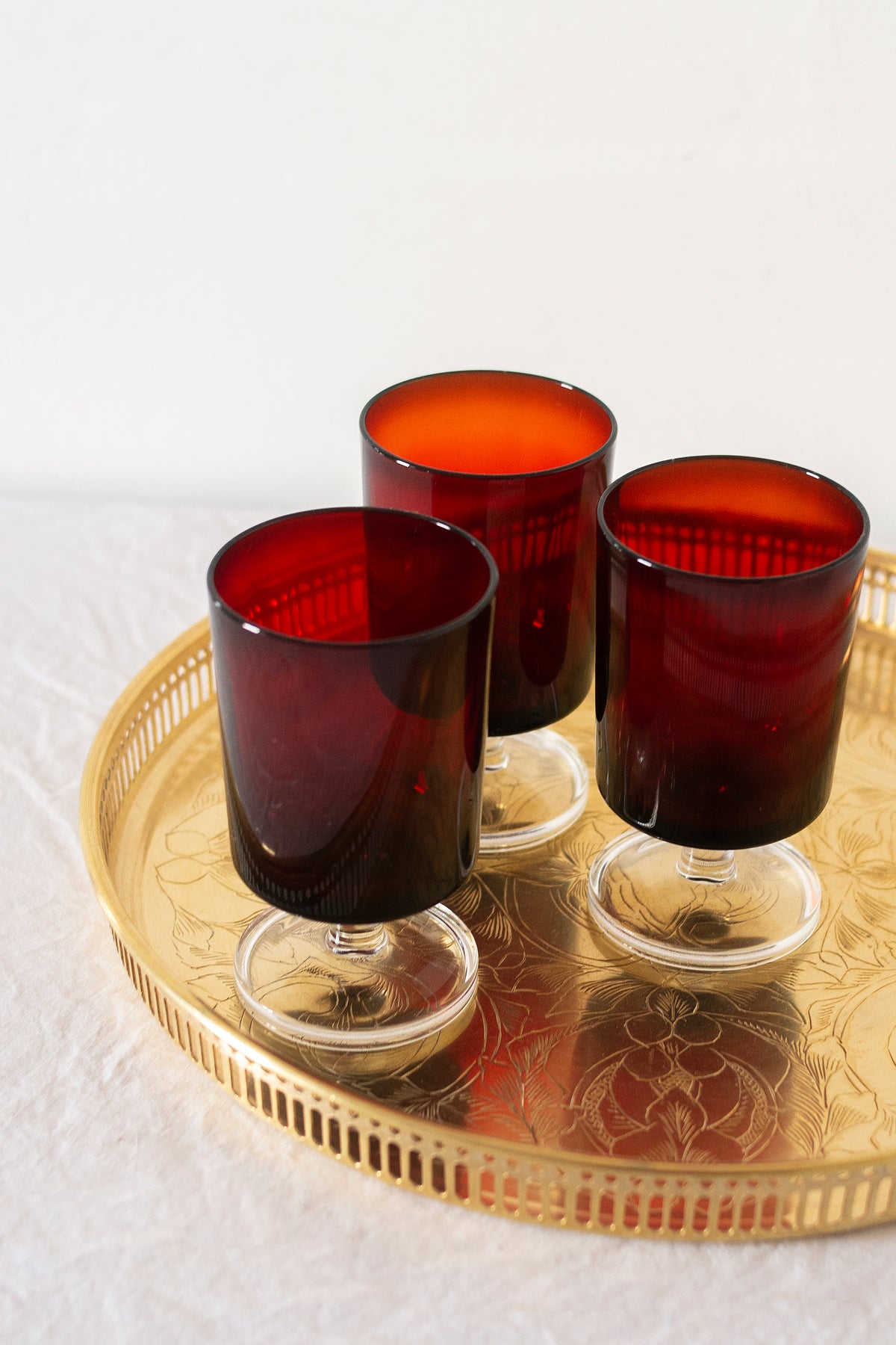 Ruby Red Glasses