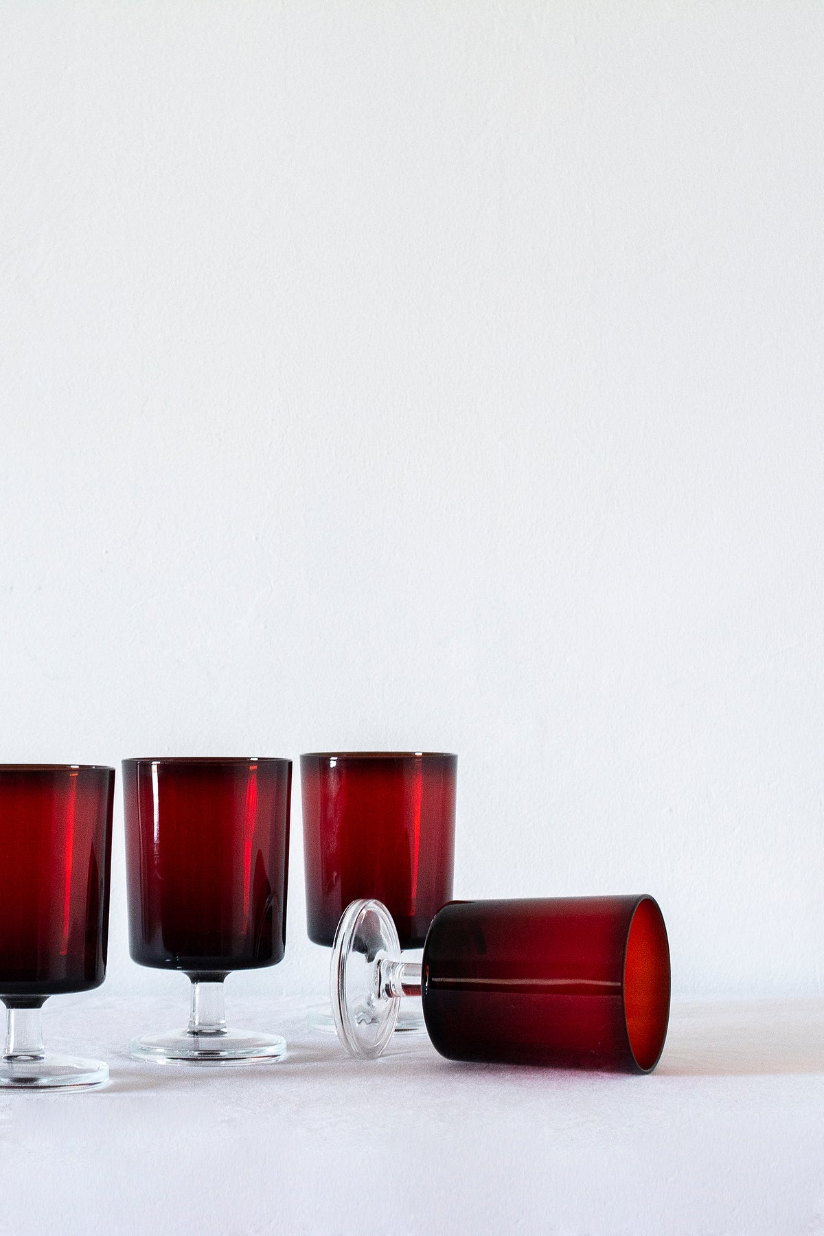 Ruby Red Glasses