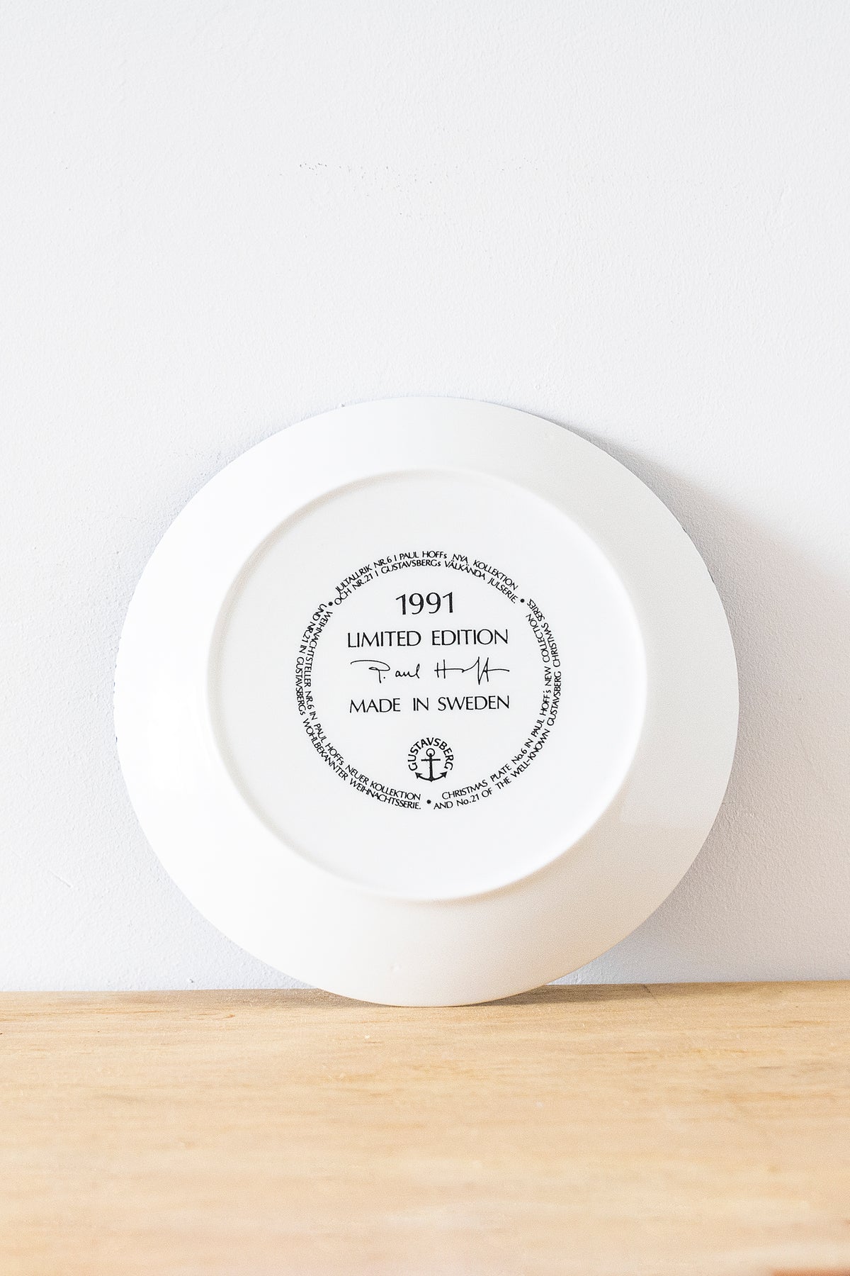Danish Porcelain Plate