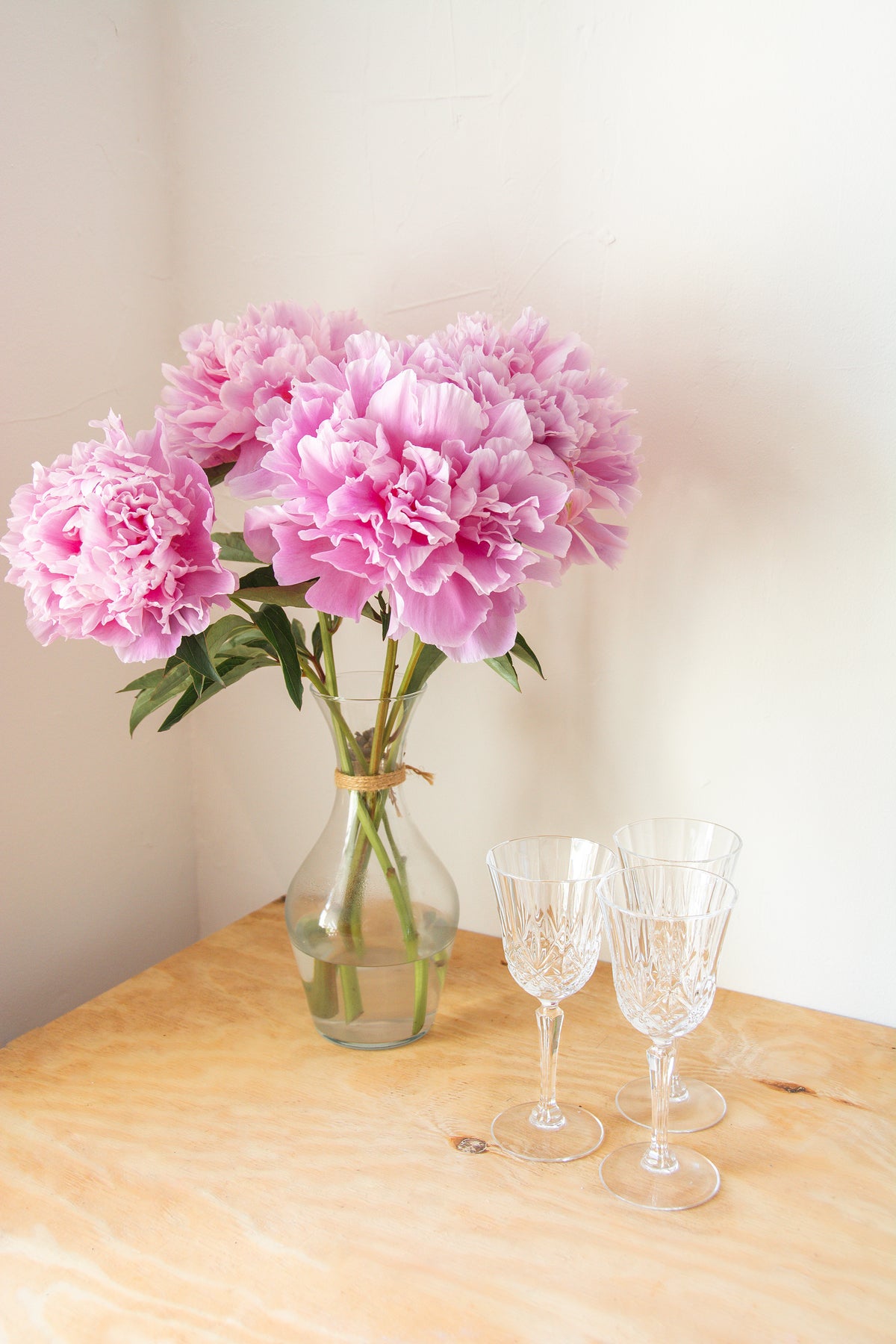 Set of 3 Elegant Wine Goblets