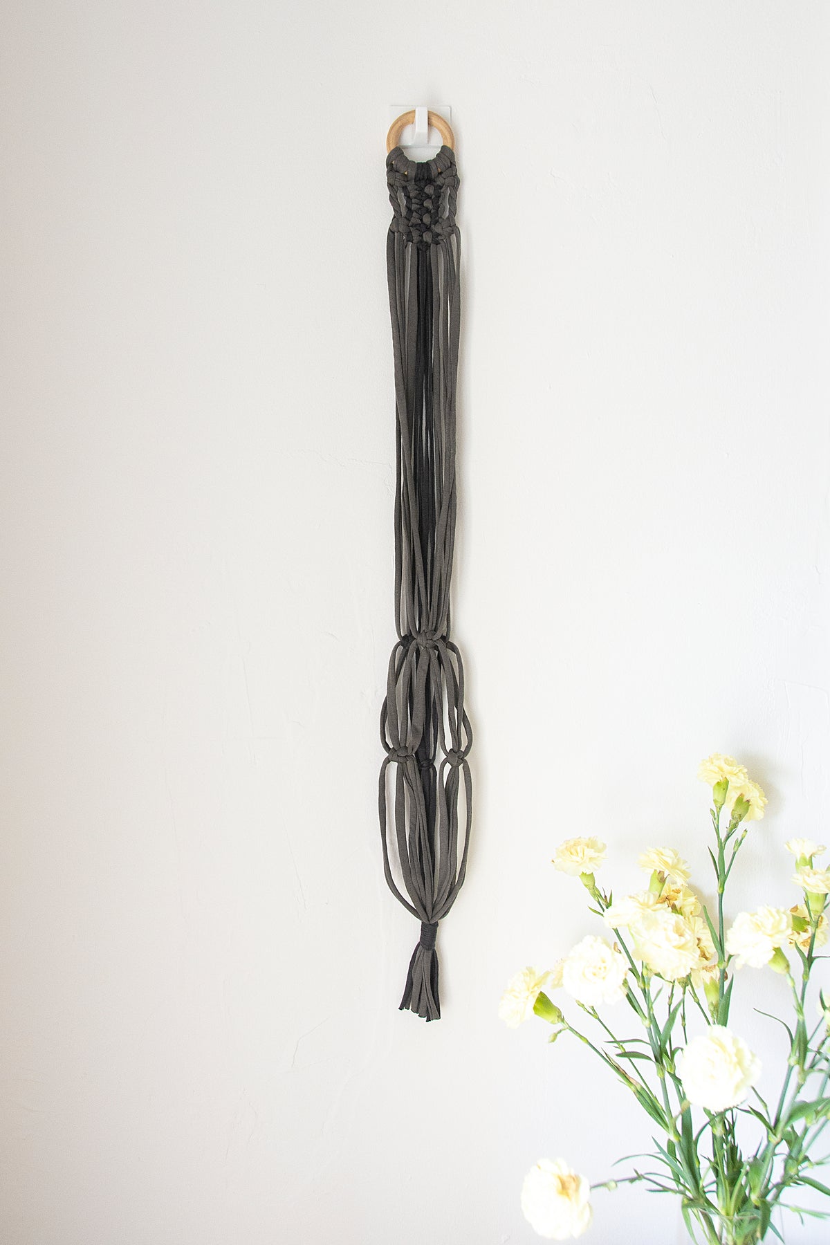 Grey ukulele hanger