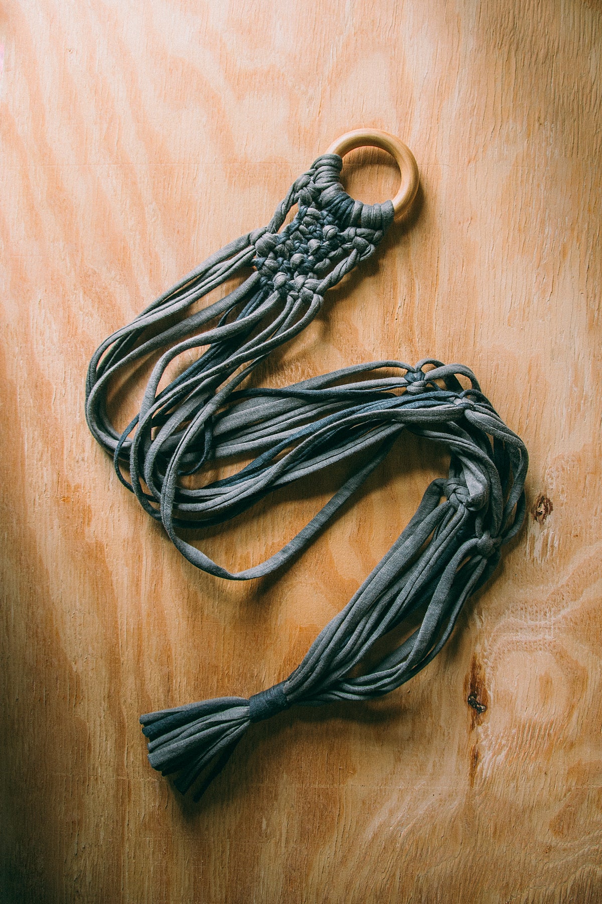 Grey ukulele hanger