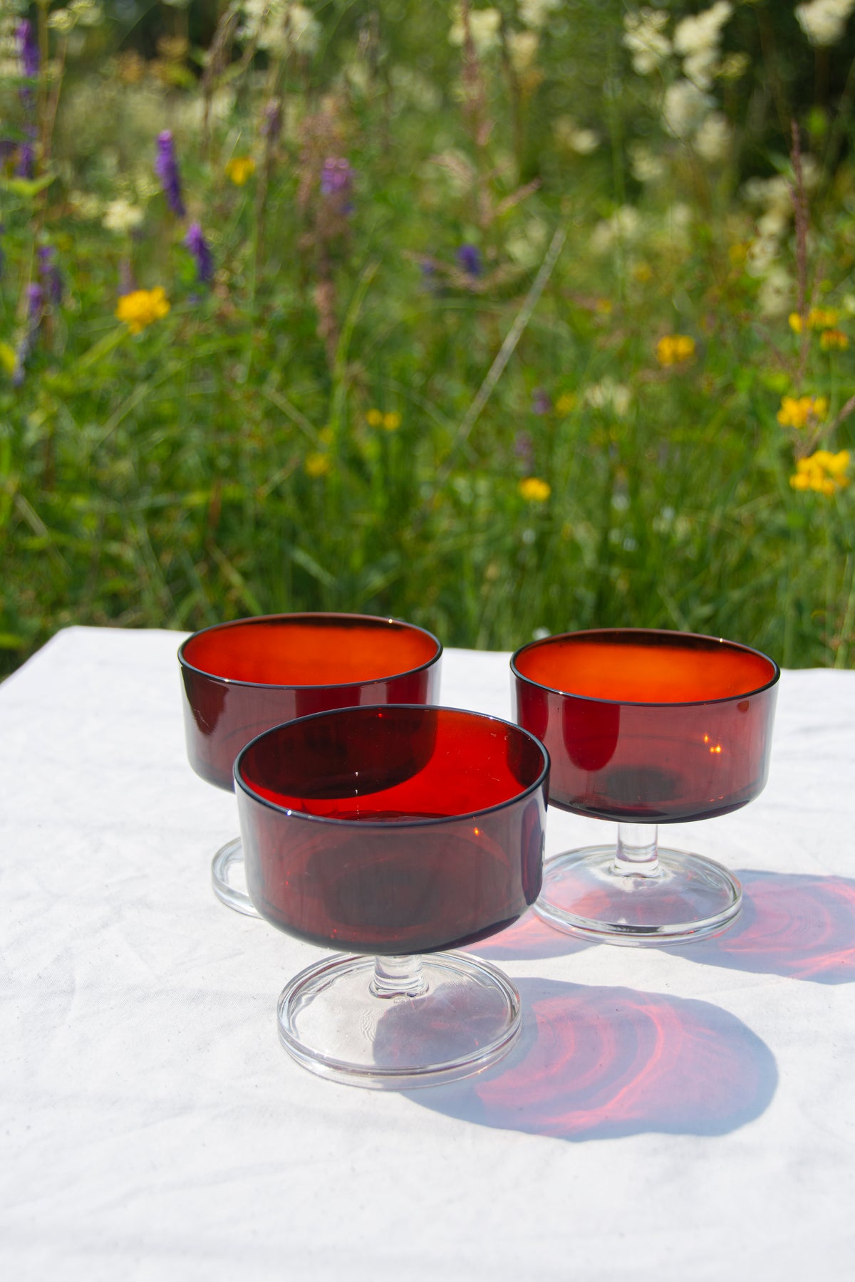 Ruby Red Dessert Bowl