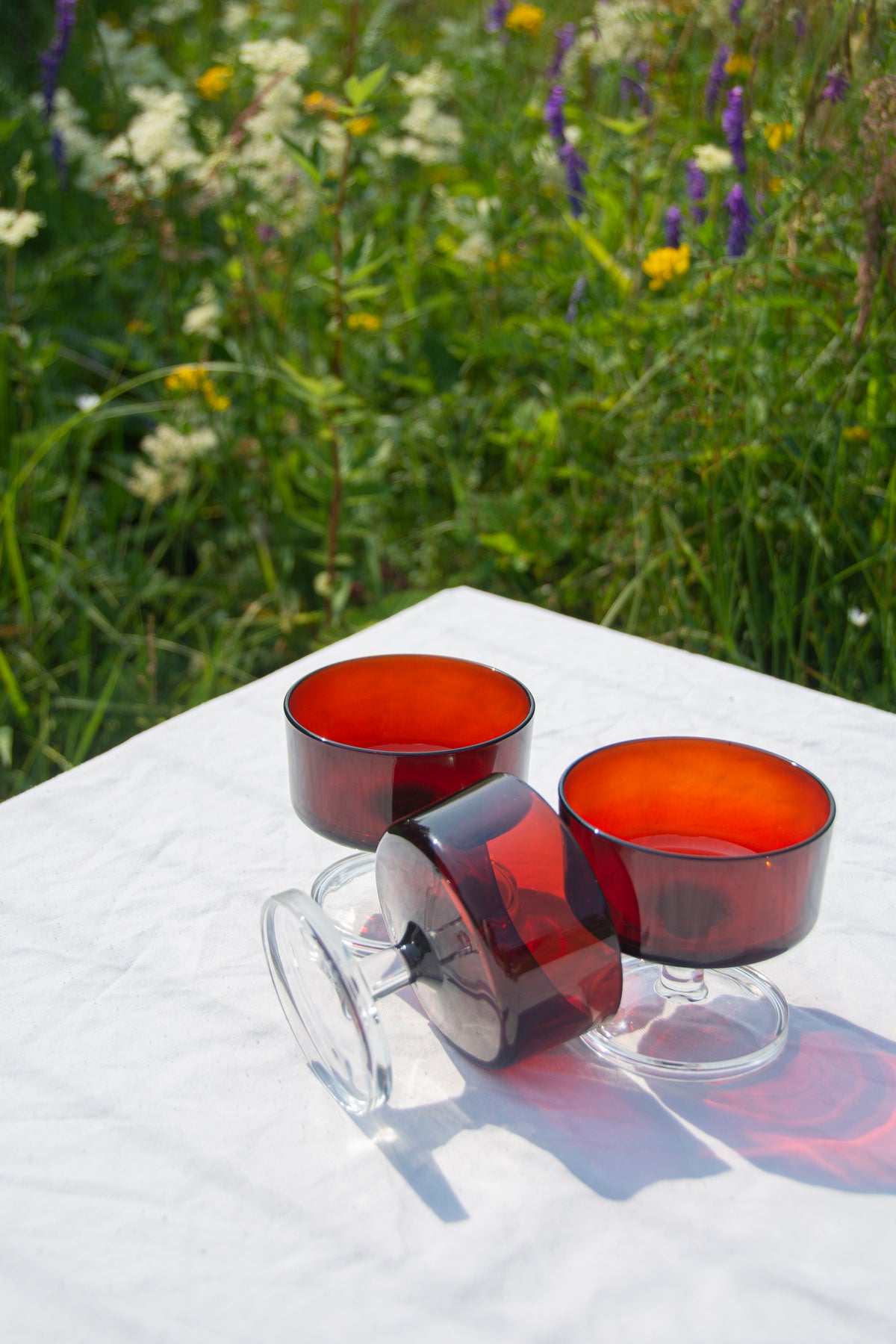 Ruby Red Dessert Bowl