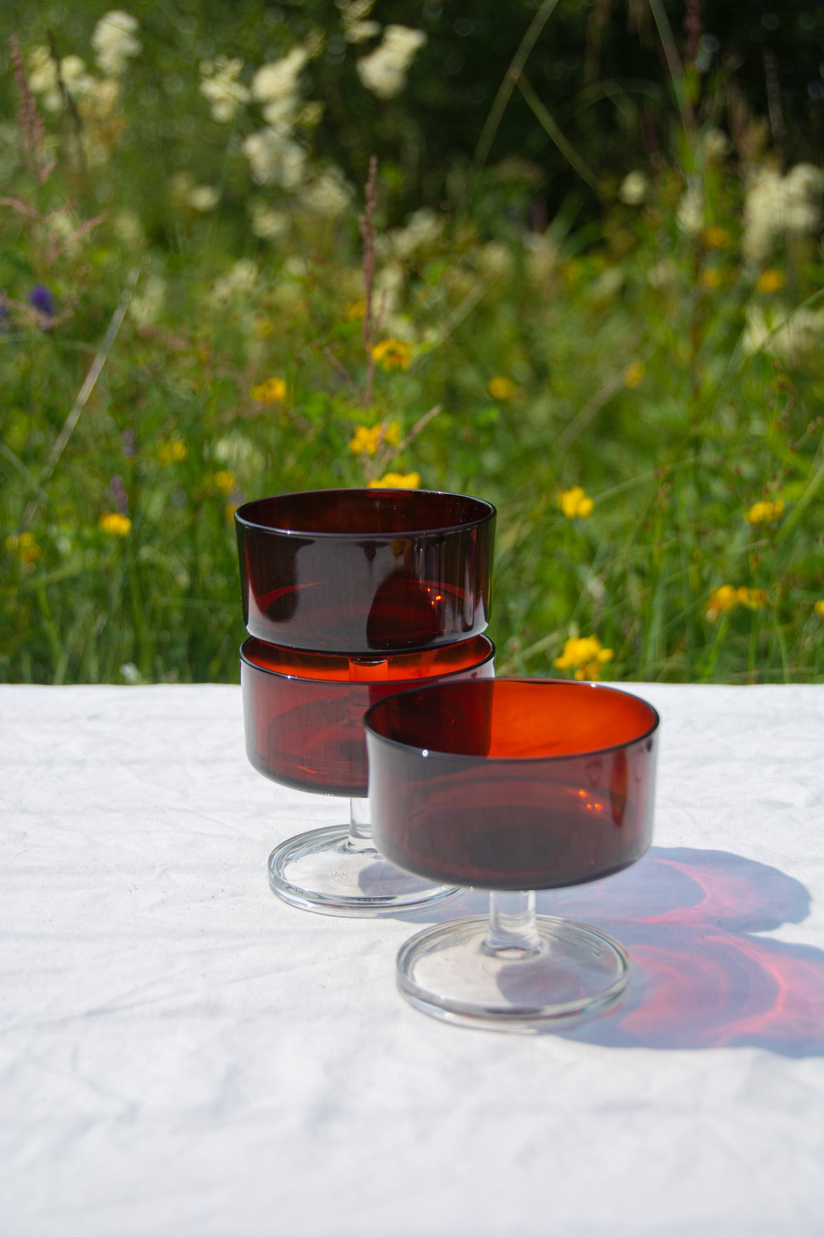 Ruby Red Dessert Bowl