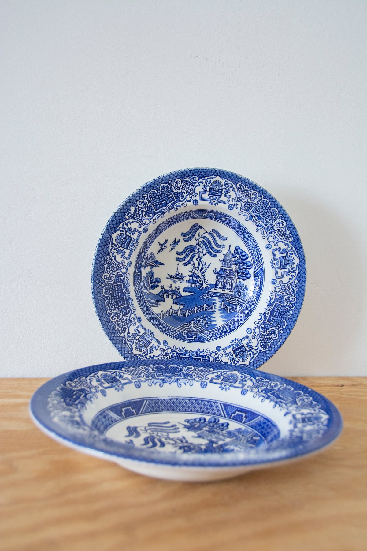 English Blue Willow Bowl