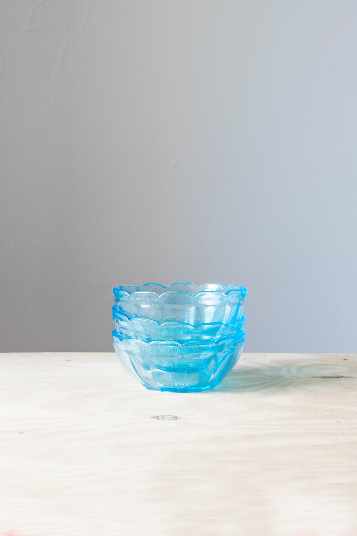 Aqua Glass Bowl