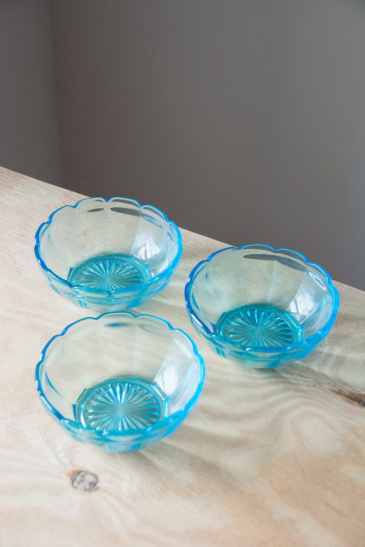 Aqua Glass Bowl