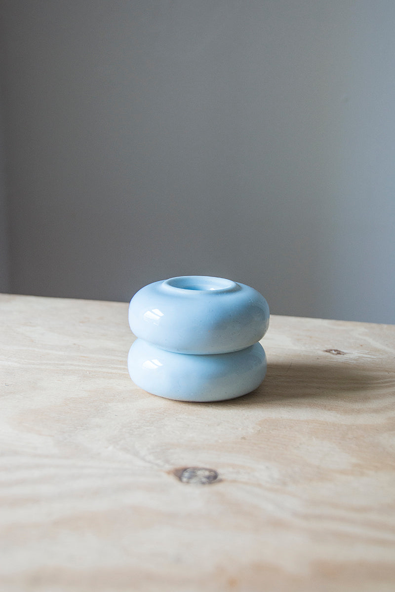 Set of Two Donut Candlestick Holders