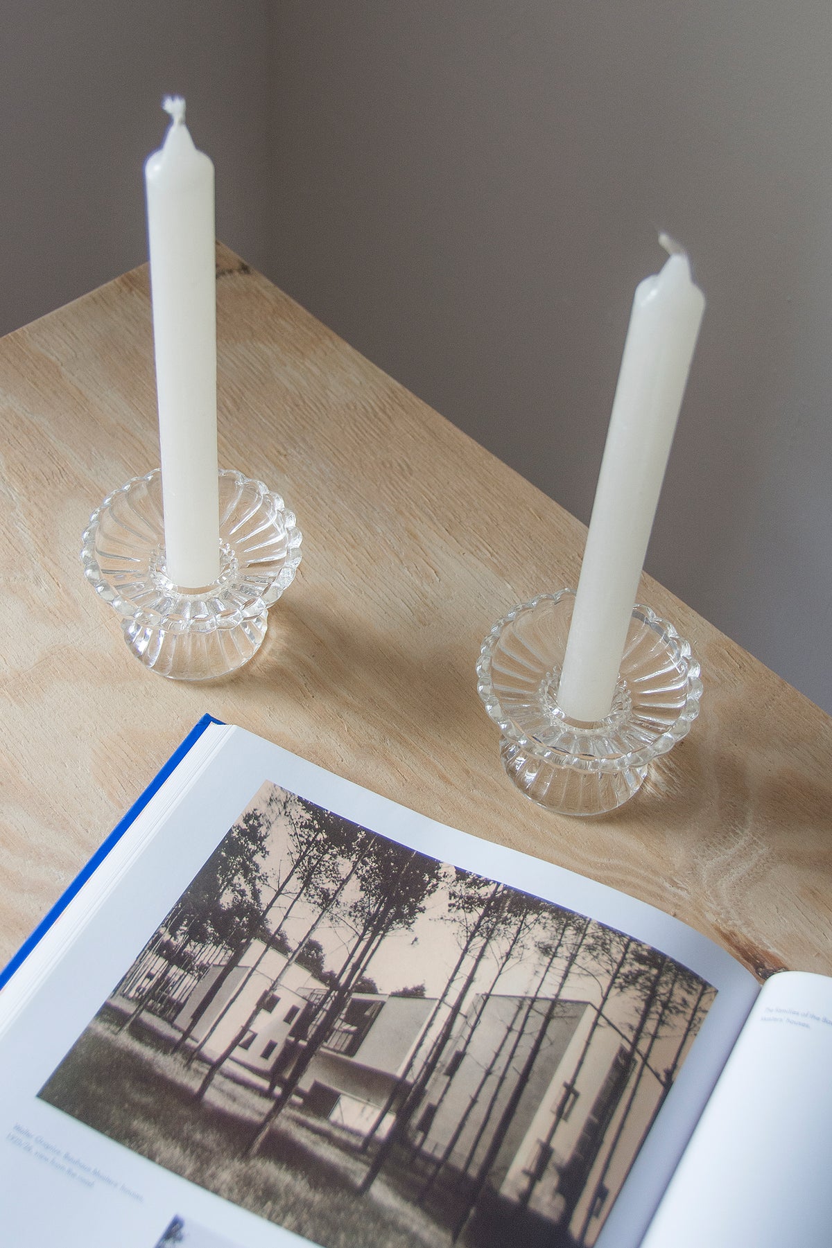 Twin Crystal Candle Holders