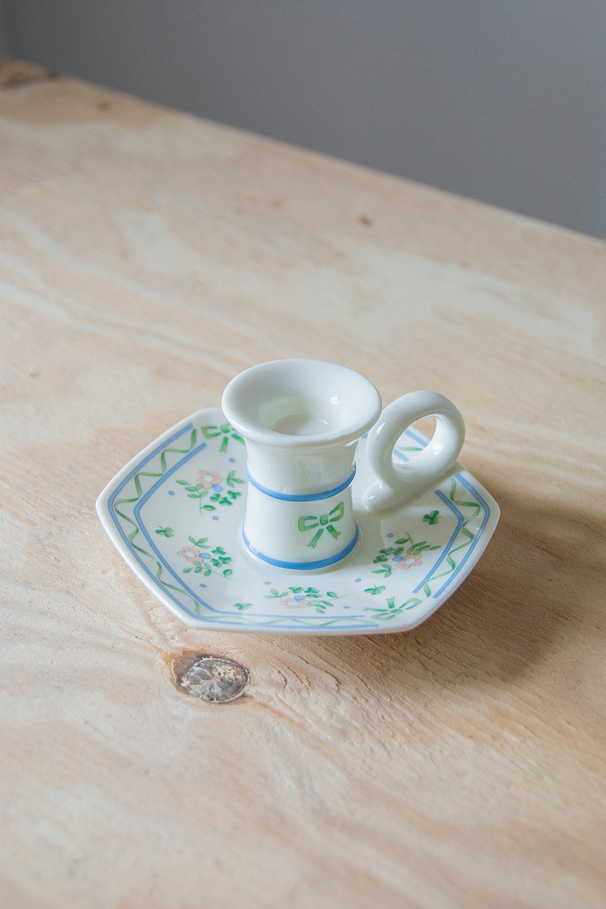 Ceramic Candlestick Holder