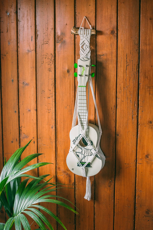 Modern ukulele hanger