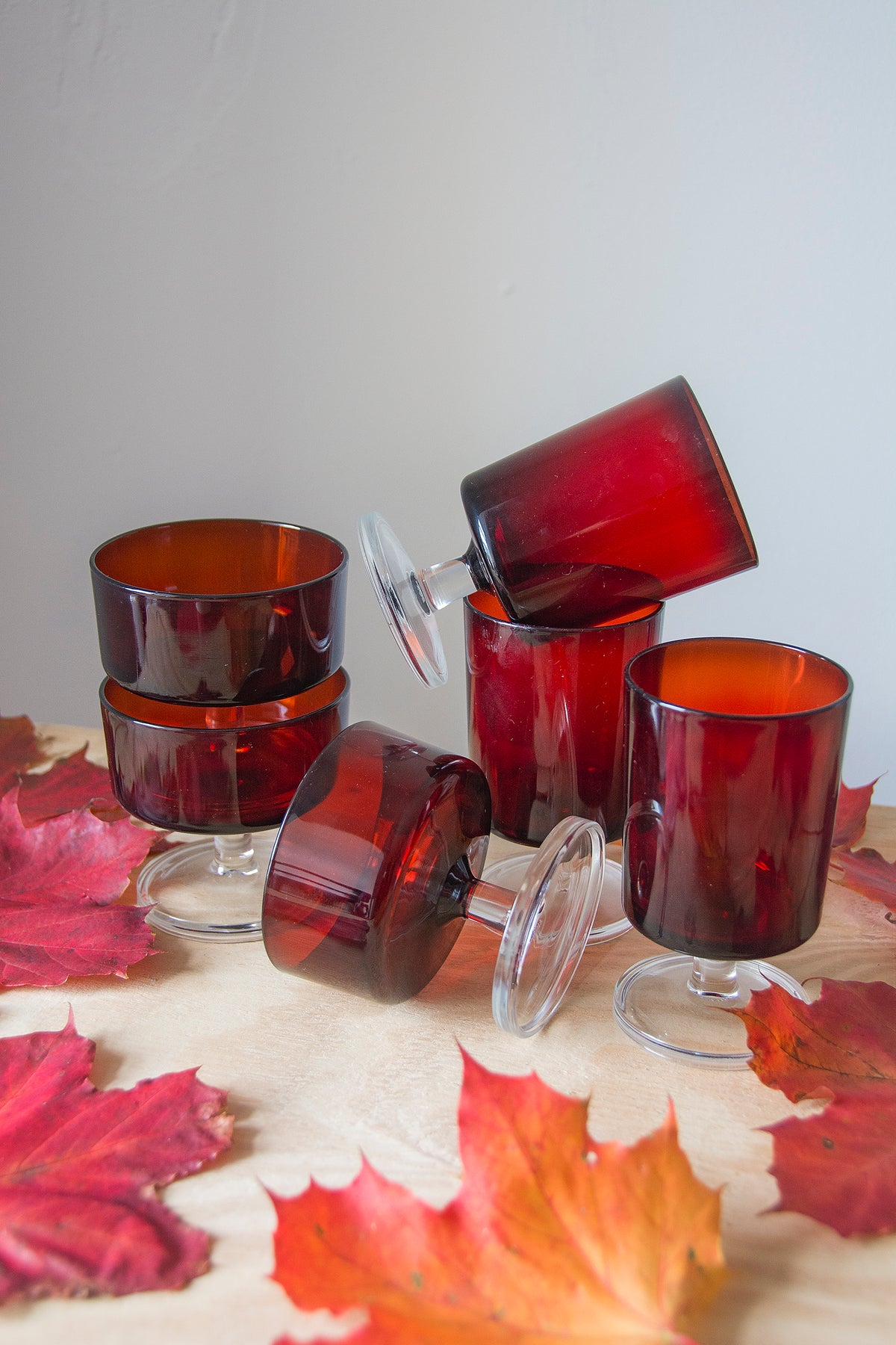 Ruby Red Dessert Bowl